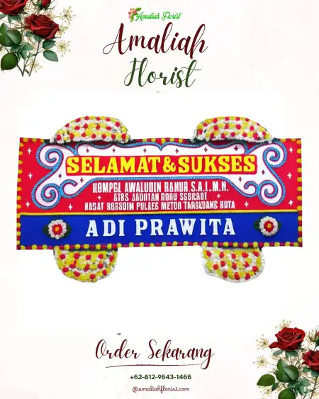 Papan Bunga Ucapan Selamat Suhaid